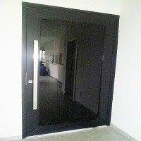 Esquadria de alumínio para porta de vidro Esquadria de alumínio para porta de vidro